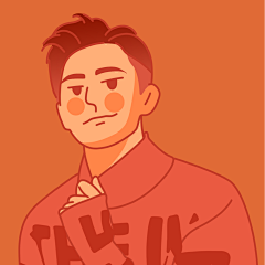 Summer看看世界采集到插画_头像