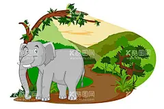 大象  - 源文件下载【酷图网】矢量动物,野生动物,生物,凶猛动物,非洲动物,可爱动物,宠物,动物,卡通动物,动物世界,动物背景,动物表演,动物展板,动物宣传画,童话世界,动物王国,幼儿园,动物园,动物形状,动物挂壁,农场动物,家禽,海洋动物,海底动物,各类动物,卡通,动漫,图案,漫画,手绘,插画,彩绘,可爱,昆虫,素描,