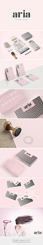 Aria Beauty Salon Branding by Puro Diseno