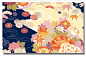 日本传统和风图案花纹和服印花纹样包装日式纹理背景设计矢量素材-淘宝网