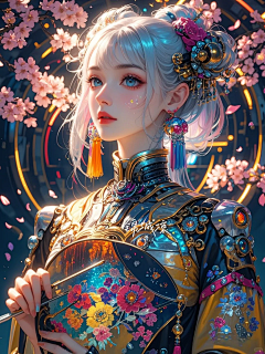 DG视觉设计采集到赛博朋克AI绘画