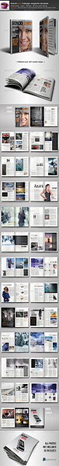 Gondoruwo Indesign Magazine Template - GraphicRiver Item for Sale