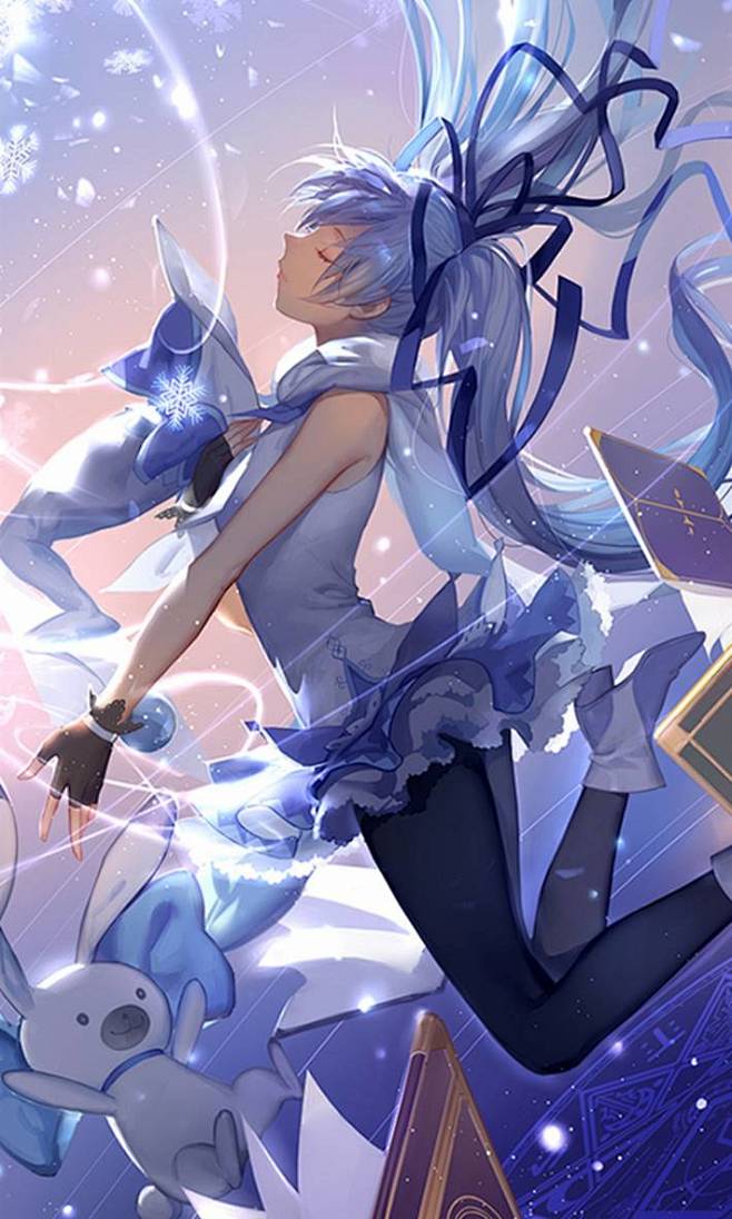 17:57:22初音未来手机壁纸二次元帝羽飘凌同采自desk