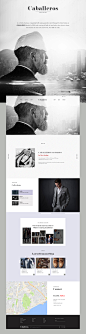 Caballeros Suit & Tie Web Design