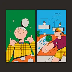 ◉◉【微信公众号：xinwei-1991】整理分享 @辛未设计 ⇦了解更多 。llustrations插画设计图形设计绘画设计插图设计CG插画手绘设计手绘插画图标设计图标插图表情包插画人物插画  (585).jpg