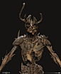 Draugr, Zac Berry : I was able to work on some of the Draugr enemies for God of War.  Big thanks to Dela Longfish, Raf Grassetti, and the rest of the team at Santa Monica Studio.  I was responsible for sculpting, low-rez, and texturing, and some fun addit