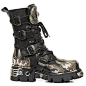 Herrenstiefel-Echtleder-NewRock-Tarnung-Muster-Biker-Goth-Metal-Design-Neue-Kollektion-von-new-rock-schwarz(camo)-Groesse-41-473322291.jpg (500×500)_饰品 / 材质与工艺 _鞋子采下来 #率叶插件，让花瓣网更好用#