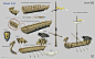 Modular boat kits, Neil Richards : Doing more modular kits as they can save lots of production time. This was to take you to the land out of time in Runescape.
The boat I designed wasn't used in the end, but because it was modular it was no loss!

Copyrig