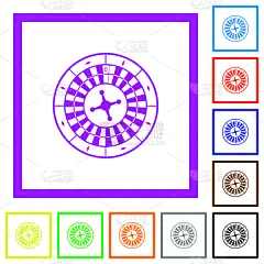 轮盘赌转轮,边框,休闲游戏,车轮,轮盘赌,图像,休闲活动,方形画幅,绘画插图,旋转