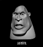 The Rock, Gabriel Soares : This is a study of facial expressions based on emotions. I chose Dwayne Johnson because I think he has very expressive features, and no hair, which makes it relatively simple to sculpt.