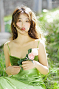 国潮 妆容彩妆 眼妆 唇妆护肤美妆美女微笑笑容模特医美女装酷流行时尚珠宝-3632