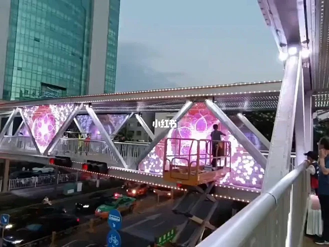 陕西榆林LED网红天桥项目