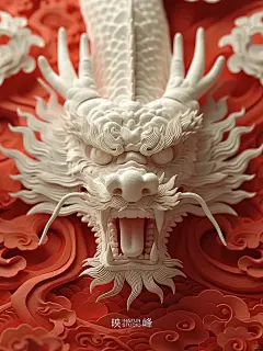 纸雕中国龙