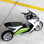 BMW Motorrad Concept E - BMW Electric Scooter