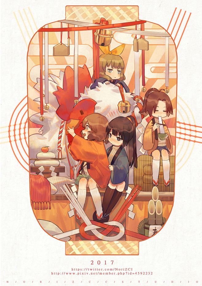 「年賀狀-2017」/「NoriZC」の...