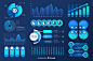 Free vector infographic element collection