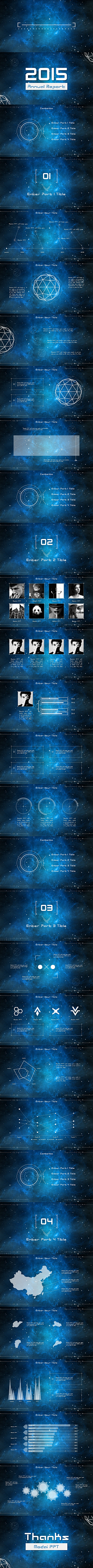 yexue00wuyu采集到星空PPT模板