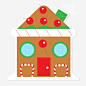 圣诞节素材房子矢量图_新图网 https://ixintu.com 房子 卡通手绘 礼物 装饰品 圣诞节 节日 冬季