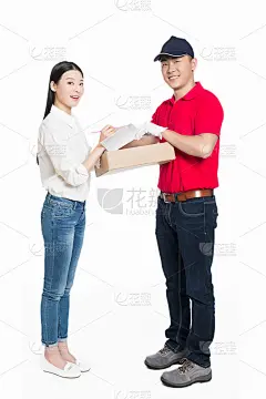 女子收到包裹