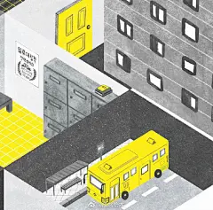 Square's Dream 方形之梦
by Somin Ahn

分享这本荣获2019年金风车国际青年插画家大赛的绘本。这个故事讲述了一个小孩子在一个方形世界的生活。他被各种方形包围了，比如书本、背包、标识牌、建筑物。本书来源于知名韩文歌曲的歌词。

儿童插画超话#每日分享绘本##绘本# 
简介来自CCBF网站. ​ ​​​​