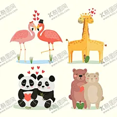 卡通动物 【酷图网】卡通动物,动物情侣,动物,拥抱,爱心,爱情,生日派对,庆祝,动物插画,熊猫情侣,火热鸟情侣,小熊情侣,长颈鹿情侣,熊科,熊猫,熊猫形象,长颈鹿,火热鸟,小熊,动物园,珍稀动物,熊猫公仔,动物图案,动物标识,矢量动物,手绘动物,手举牌,校园,动物认知,早教,儿童节,520,情人节,情人节元素,婚庆,