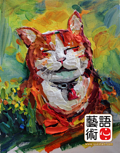 不怕狗的猫采集到儿童画