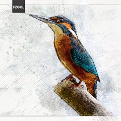 铅笔素描效果 平面设计素材绘画手绘插画水彩高级模板海报PS动作-淘宝网