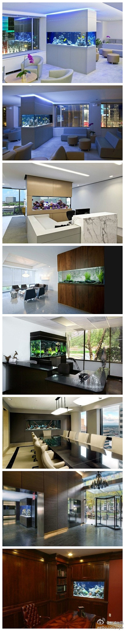 【超酷办公室鱼缸设计】鱼缸在风水方面的作...