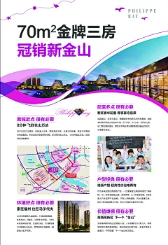 地产海报背面排版