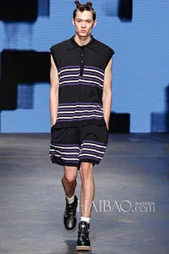 反数字时代的拼贴艺术！Christopher Shannon 2015春夏男装秀！海报时尚网带你亲临2015春夏伦敦男装周_第3页_Christopher Shannon