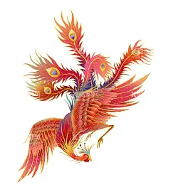 凤凰  - 源文件下载【酷图网】手绘凤凰,凤凰,龙凤,风,国潮凤凰,古典凤凰,古风凤凰,中国风凤凰,凤凰插画,凤凰素材,中国风,夏日素材,夏天,