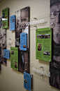 Company values and donor wall at Manna Food Pantries Pensacola. Design by Red Iron Design House. Engineering and fabrication by signgeek. #signage #historywall #custom #donorwall #companyvalues