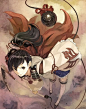 《讨鬼传》游戏原画-日韩画风-微元素Element3ds - Powered by Discuz!