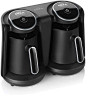 Arzum OKKA Minio Duo 咖啡机,OK006-K,1-8杯容量,可洗咖啡壶,声音报警系统,紧凑结构,880W功率,咖啡勺 : 亚马逊中国: 小家电