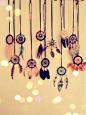 mini dream catchers. its a thing!