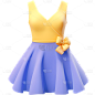 3D立体C4D服饰服装裙子连衣裙半身裙免抠PNG元素素材