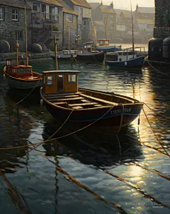 AI绘画_Prompts_rleche_oil_painting_in_the_style_of_mark_whittaker_mousehole_ha_9f1afd42-b7d8-4b80-bc82-9bafd4ab91df_xpanx.com