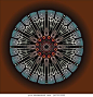 Стоковая векторная графика «Mandala Art Ornament Printing» (без лицензионных платежей), 1437813335