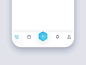 Tab bar interaction : Hey friends,

Here is another tab bar interaction exploration for my recent social app project. The challenge is to create some different and fun interactions to attract millennials. Any feedback i...