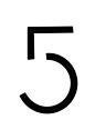 Number 5 template design