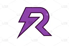 品牌名称,图标,英文字母R,商务,字母,信函,迅速,技术,模板,暴风雨