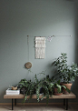 love the green wall and the cork bench Sinnerlig from Ikea photo by Anna Pirkola: 