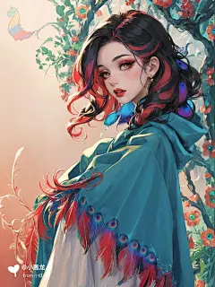 彩云之南1⃣️｜孔雀公主｜少女头像壁纸_2_小轰龙_来自小红书网页版