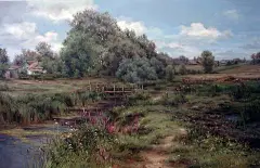 插画：俄罗斯艺术家Olga Odalchuk风景画作品