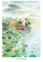 中国古诗词插画配图 - 小猪君 - 原创作品 - 视觉中国(shijueME)