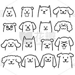 狗,可爱的,华丽的,纯种犬,动物,装饰物,腊肠犬,贵宾犬,布置,绘制