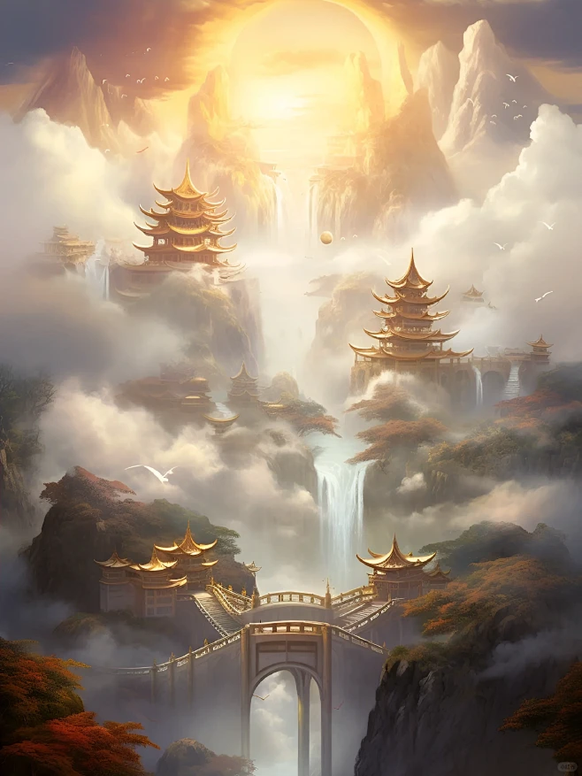 屏 蔽凡人系列｜仙侠玄幻封面底图壁纸插画-花瓣网