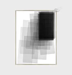 卧室床头装饰画简约现代客厅背景挂画酒店样板房壁画抽象图案墙画-淘宝网