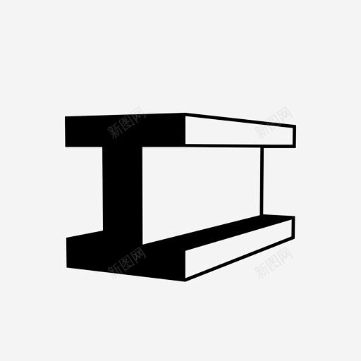 工字钢建筑施工图标 UI图标 设计图片 免费下载 页面网页 平面电商 创意素材