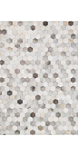 Hand stitched in India of 100% authentic cowhide, this rug is a contemporary version of the timeless cowhide rug. The modern collection offers patterns that range in graphic designs with a strong contrast of light and dark hides.